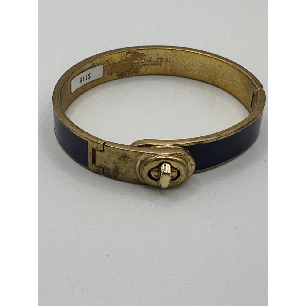 Coach‎ Bangle Bracelet Turnlock Purple